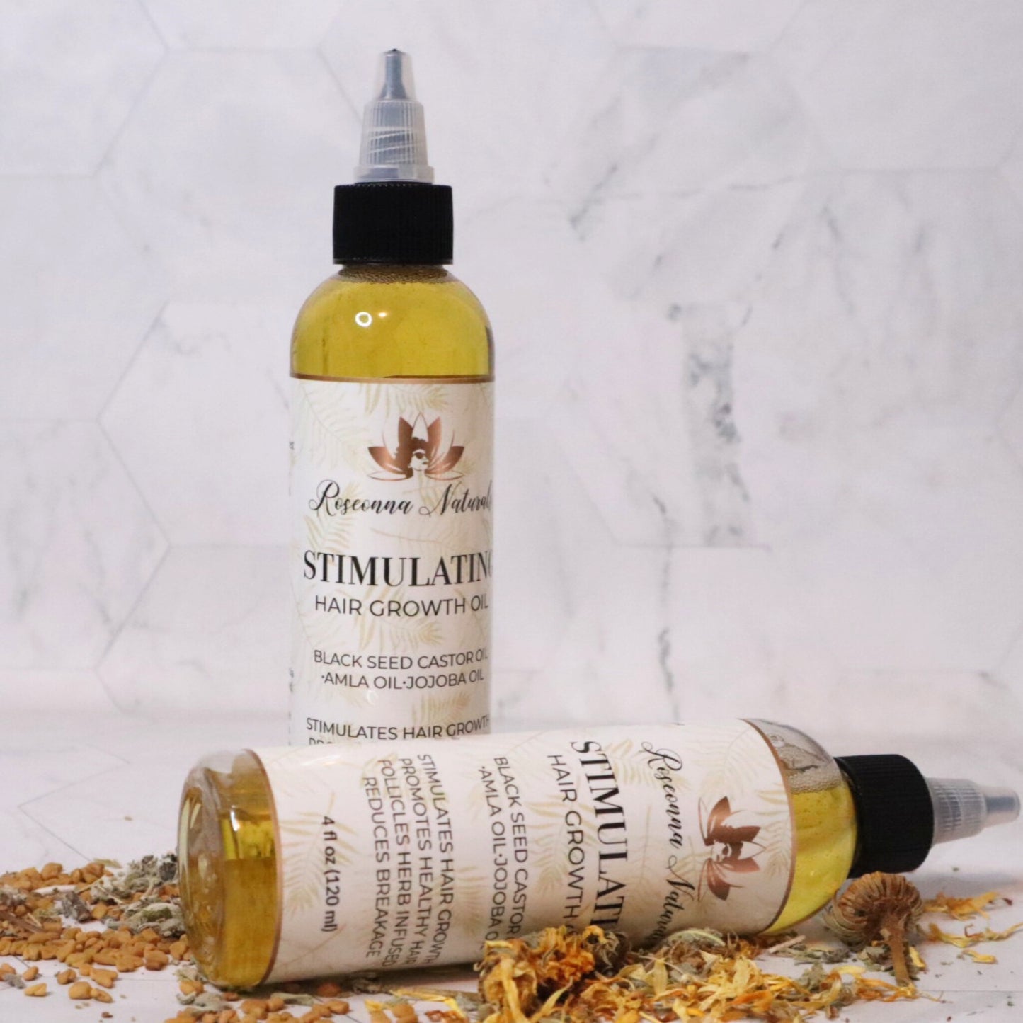 Stimulating Hair Growth Oil - Roseonna Naturals