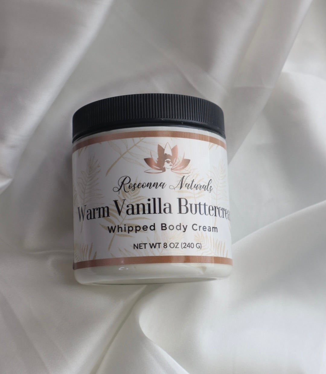 Warm Vanilla Buttercream Whipped Body Cream - Roseonna Naturals