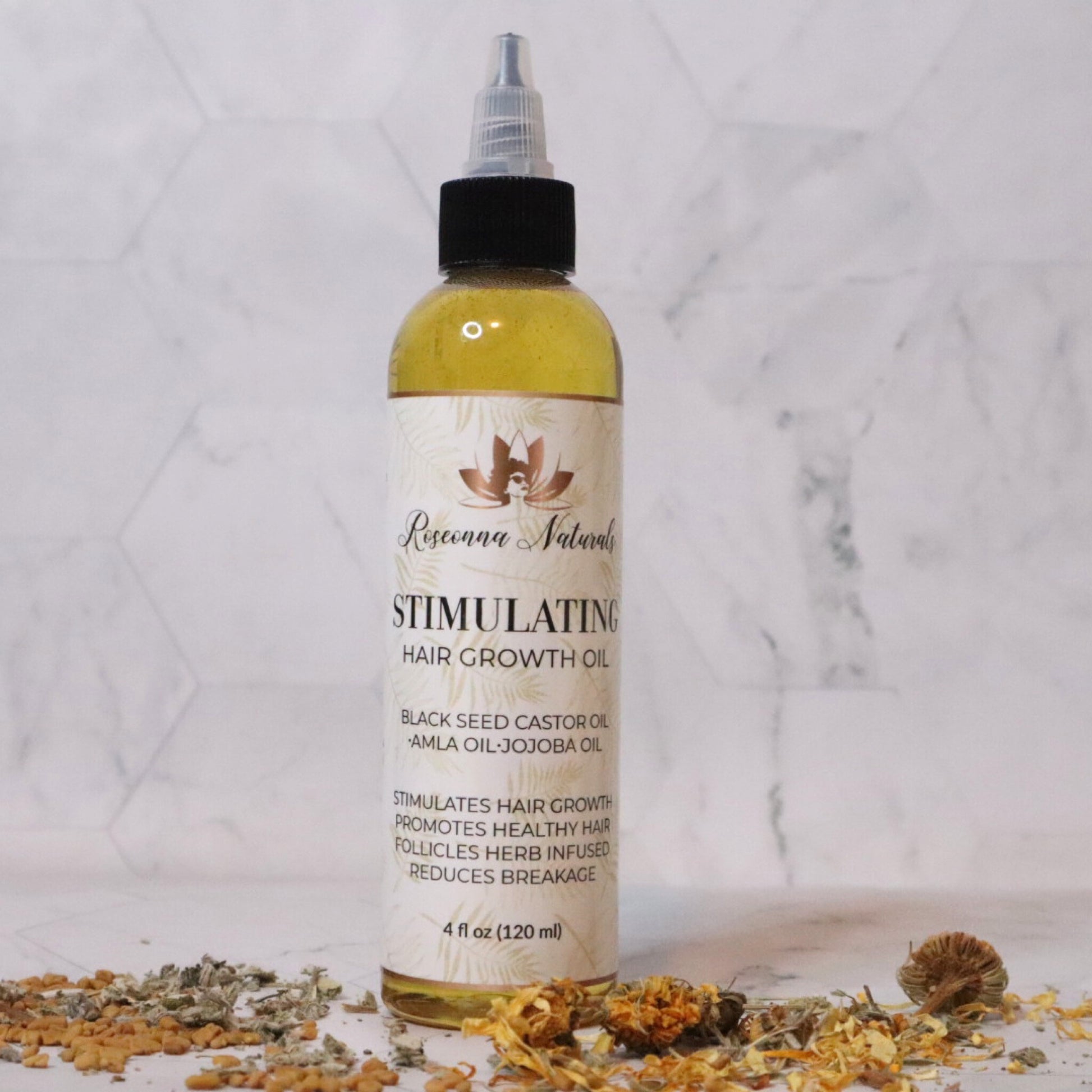 Stimulating Hair Growth Oil - Roseonna Naturals