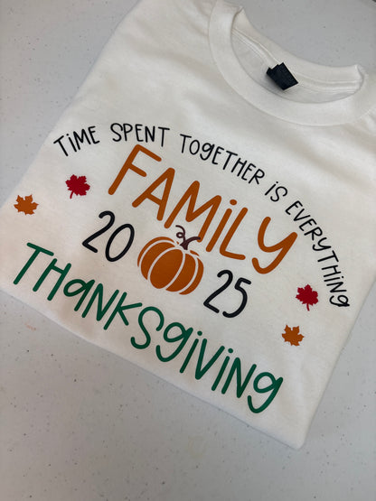 Seasonal Family 2025 Thanksgiving Shirt