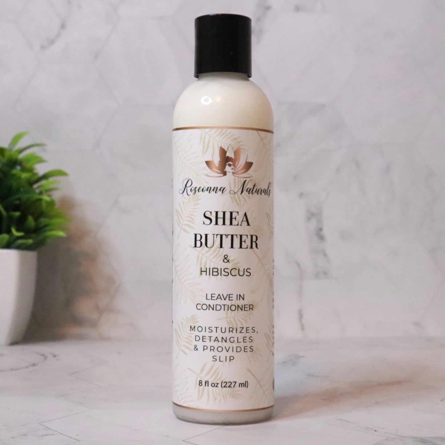 Shea Butter & Hibiscus Leave in Conditioner - Roseonna Naturals
