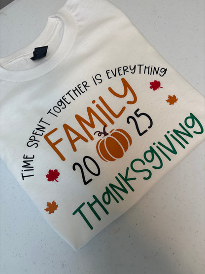 Seasonal Family 2025 Thanksgiving Shirt