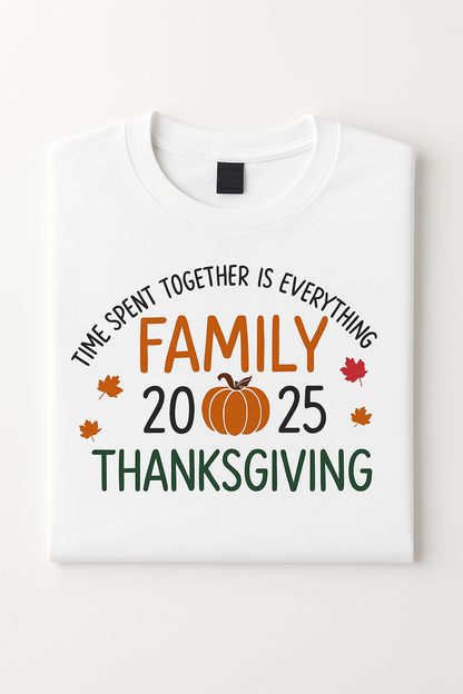 Seasonal Family 2025 Thanksgiving Shirt