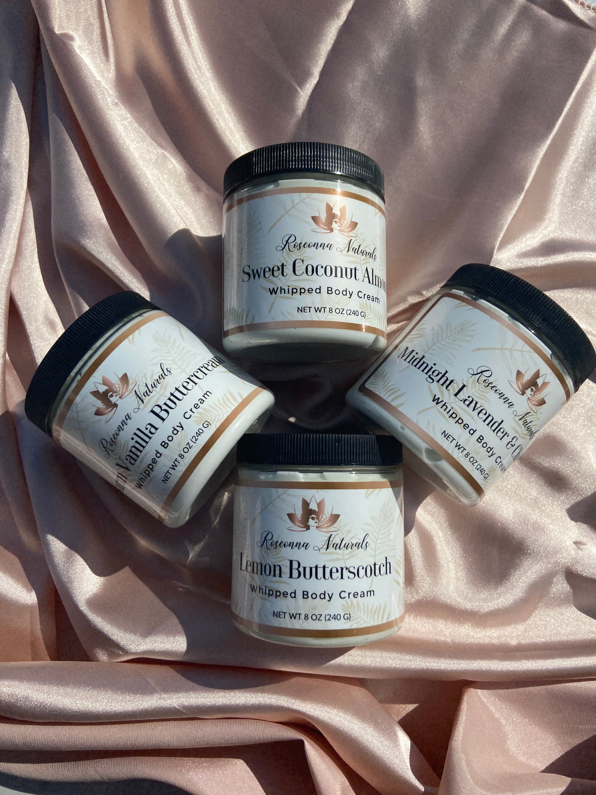 Lemon Butterscotch Whipped Body Cream - Roseonna Naturals