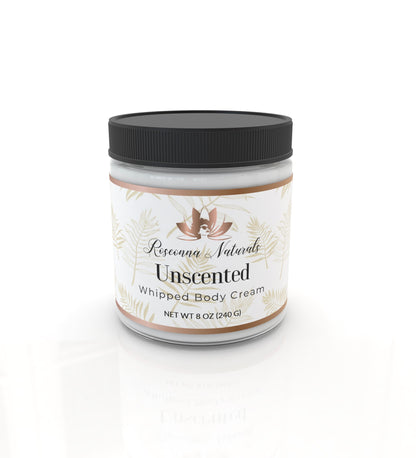 Unscented Whipped Body Cream - Roseonna Naturals