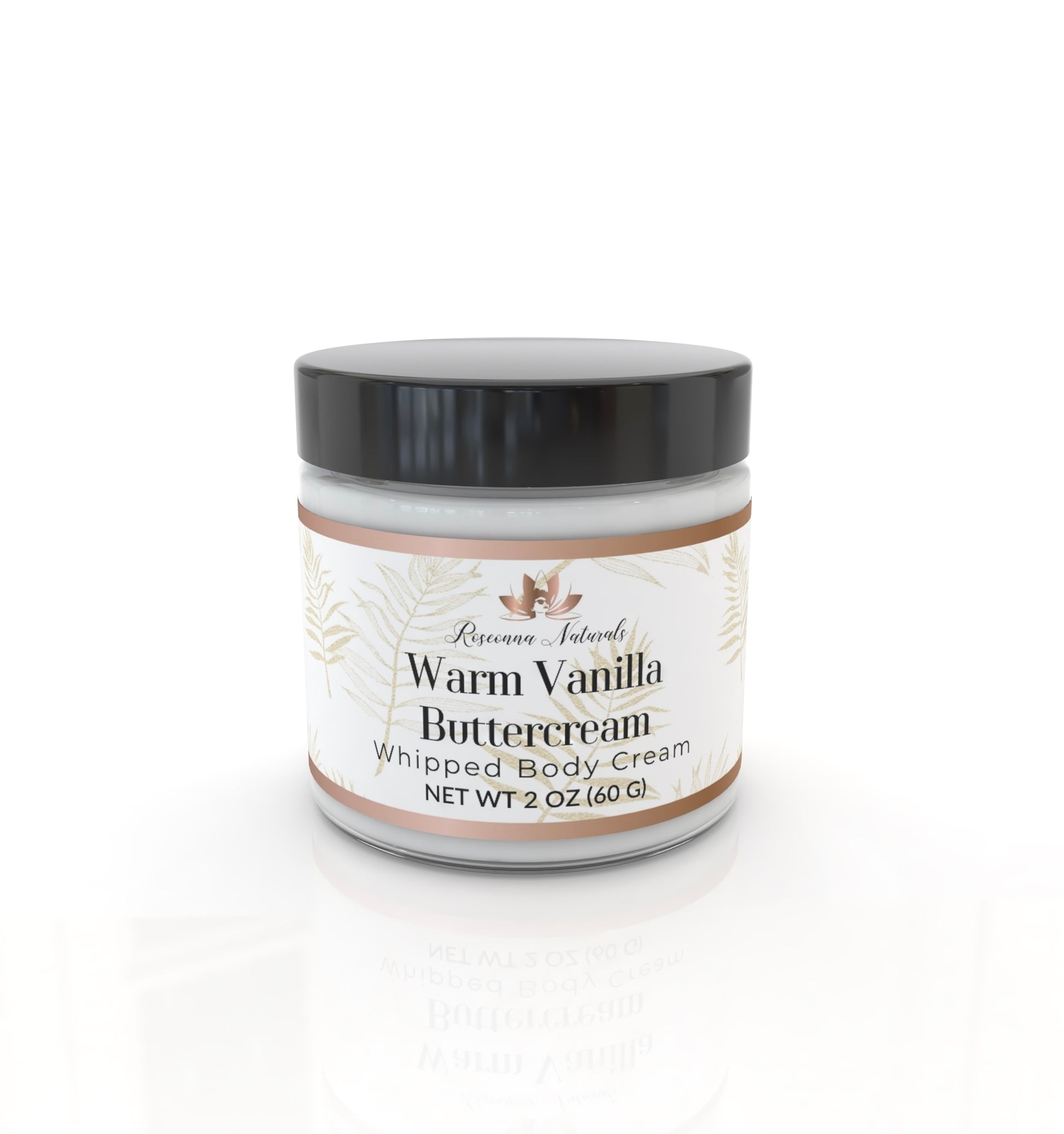 Warm Vanilla Buttercream Whipped Body Cream - Roseonna Naturals
