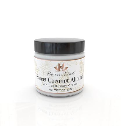 Sweet Coconut Almond Whipped Body Cream - Roseonna Naturals