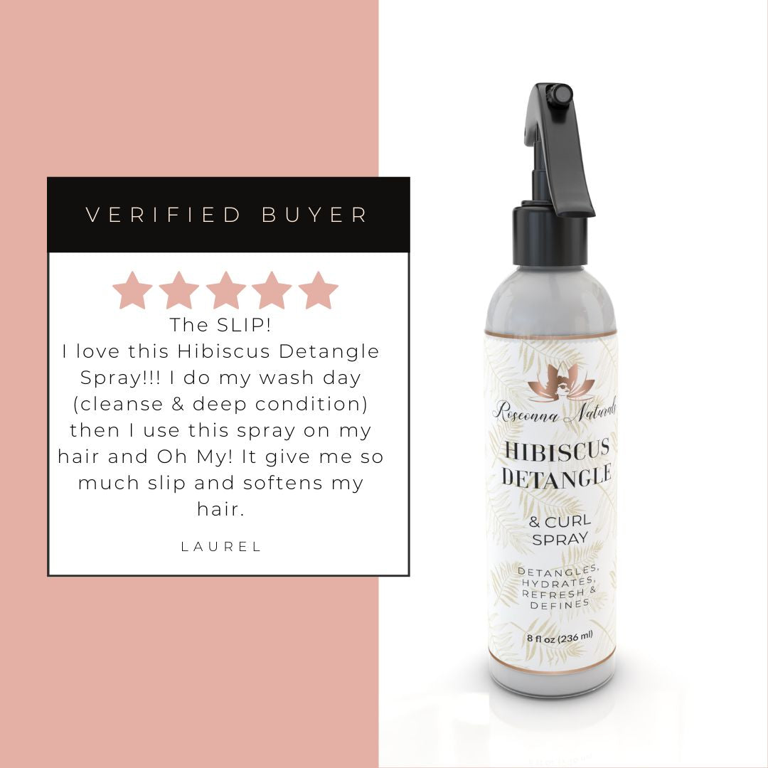 Hibiscus Detangle & Curl Spray - Roseonna Naturals