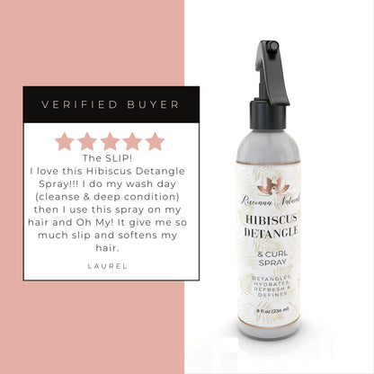 Hibiscus Detangle & Curl Spray - Roseonna Naturals