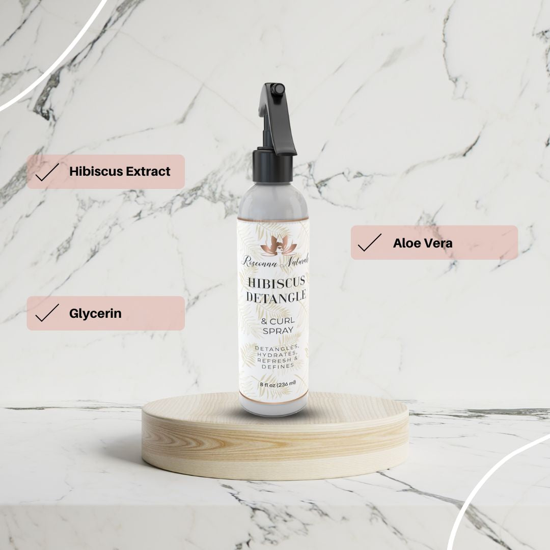 Hibiscus Detangle & Curl Spray - Roseonna Naturals
