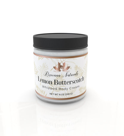 Lemon Butterscotch Whipped Body Cream - Roseonna Naturals