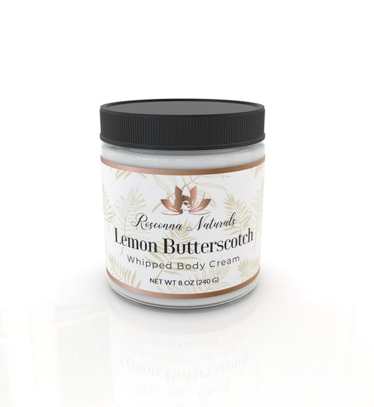 Lemon Butterscotch Whipped Body Cream - Roseonna Naturals